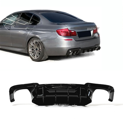 BMW F10 / F11, M-Performance Look diffuser glossy black