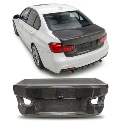 Sport Carbon Fiber Rear Trunk Boot Lid suitable for BMW 3 (F30) Sedan 2011-2018