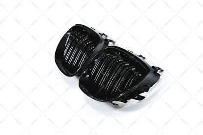 BMW E60 E61 kiiltävän mustat M5-look munuaiset