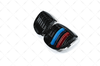 BMW E92 M-color, M3-look kiiltävän mustat munuaiset