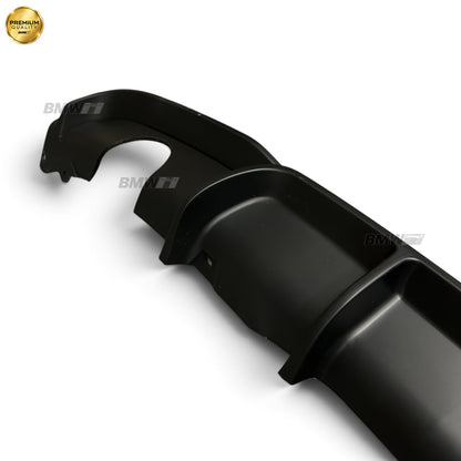 BMW F30 F31 M-Performance diffuusori M-Sport takapuskuriin, Matta musta
