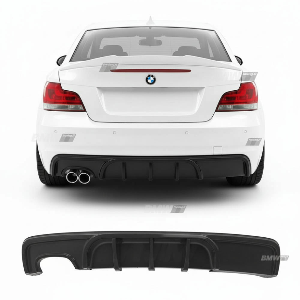 BMW E82 E88 WR-tyylinen takapuskurin diffuusori