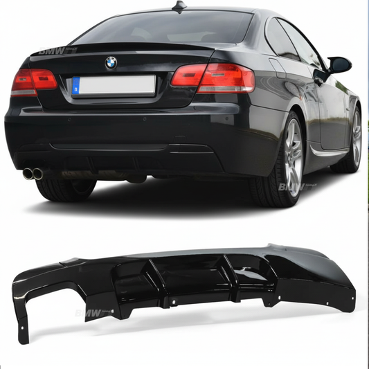 BMW E92 E93 05-13 M-Performance rear bumper diffuser glossy black