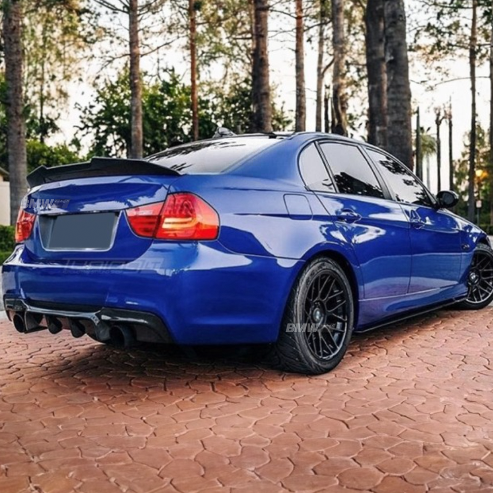 BMW E90 PSM-look glossy black rear spoiler