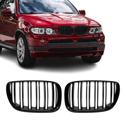 BMW X5 E53 M-Look munuaiset, Kiiltävän Mustat