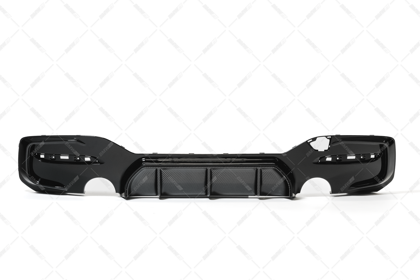 BMW F20 F21 M-performance takapuskurin diffuusori carbon look/kiiltävän musta