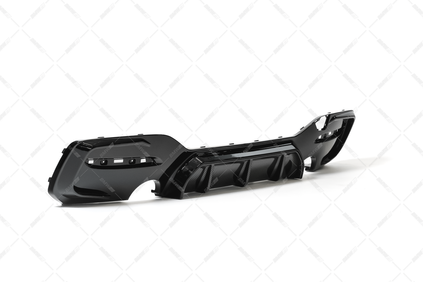 BMW F20 F21 M-performance takapuskurin diffuusori carbon look/kiiltävän musta