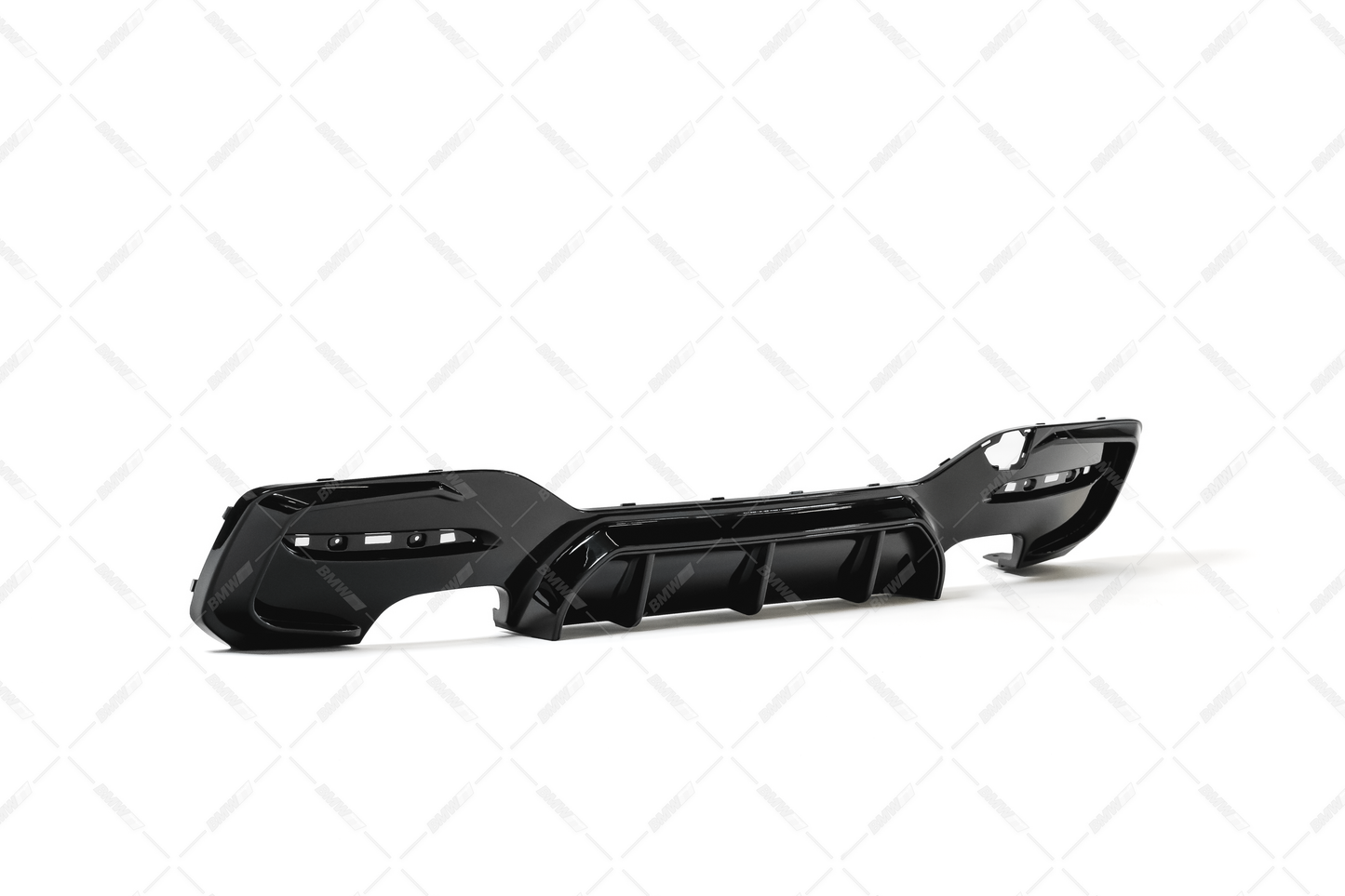 BMW F20 F21 M-performance takapuskurin diffuusori kiiltävän musta