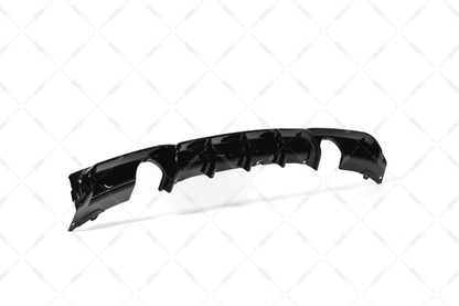 BMW F30 F31 M-Performance diffusori M-Sport takapuskuriin 1+1 putkenpäille