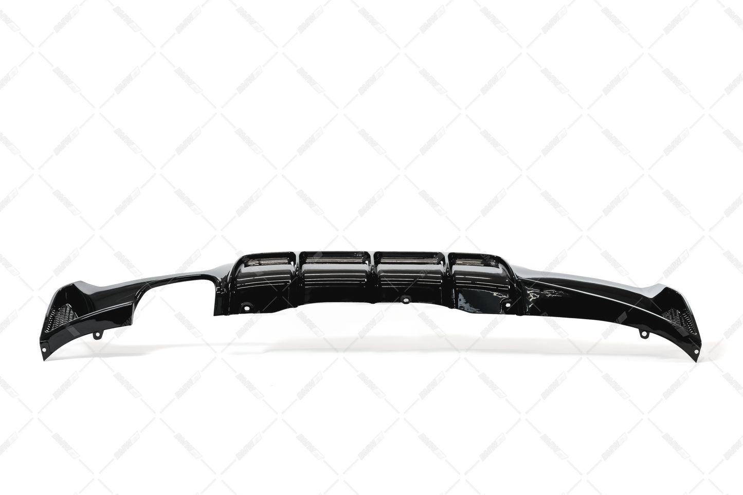 BMW F32 F33 F36, M-Performance kiiltävän musta takapuskurin diffuusori