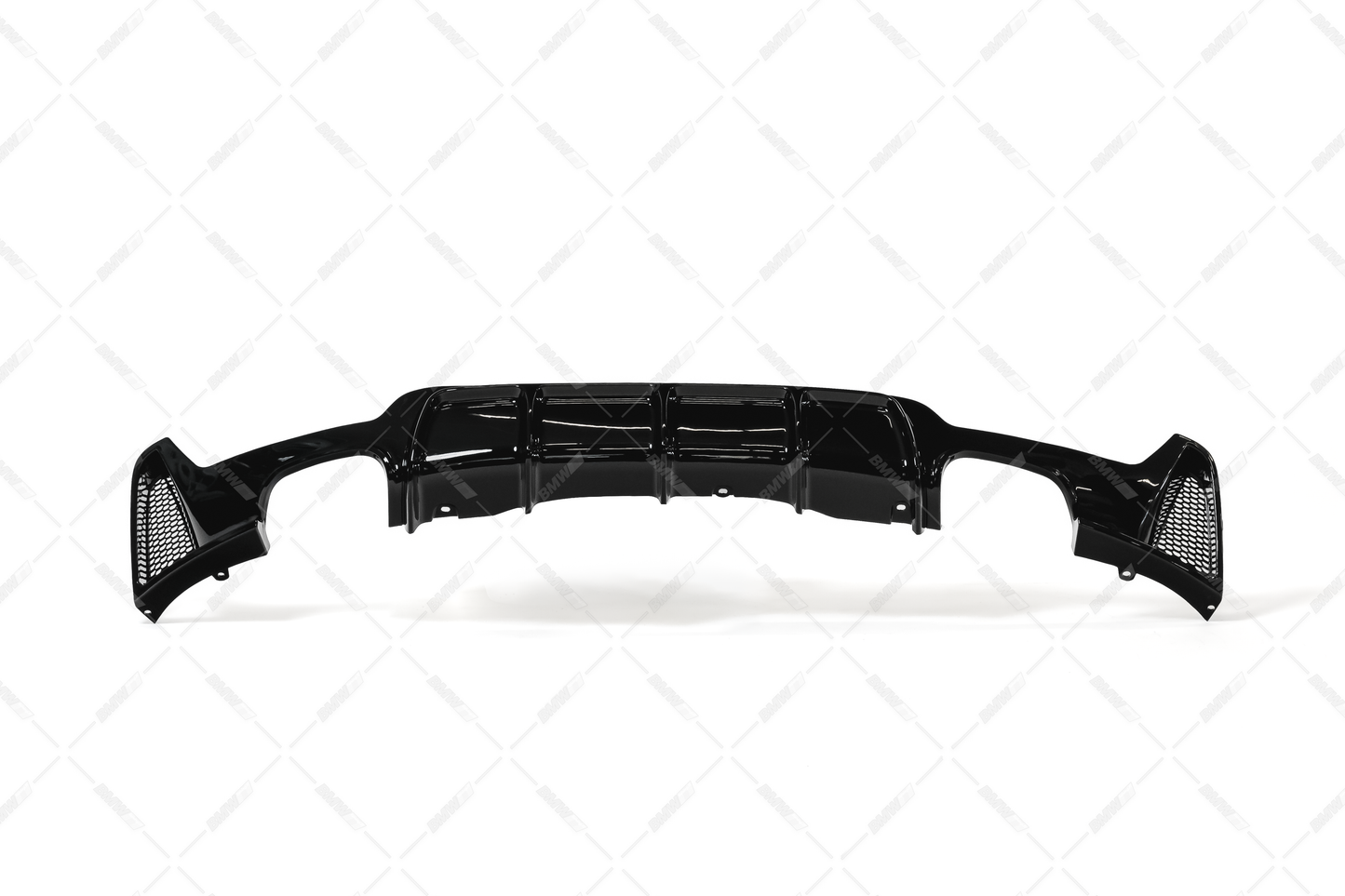 BMW F32 F33 F36, M-Performance kiiltävän musta takapuskurin diffusori